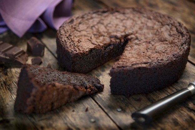 Rezept für saftigen Schokoladenkuchen ohne Gluten