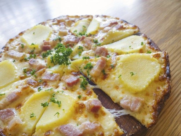 Pizza mit Kartoffeln?