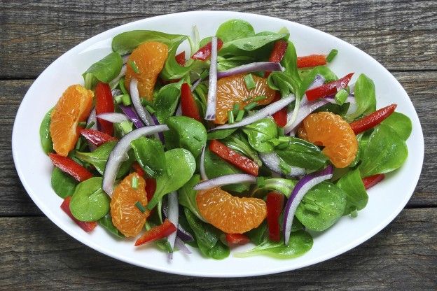 Salat mit Mandarinen