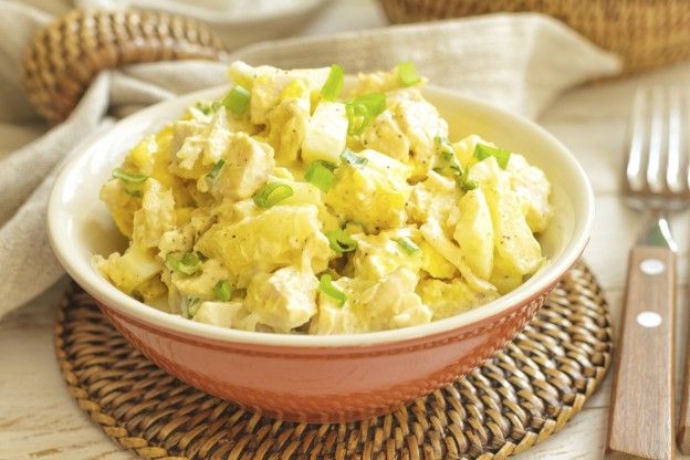 Kartoffelsalat mit Ananas