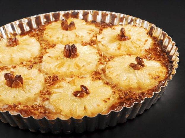 Ananas-Tarte mit Mandeln