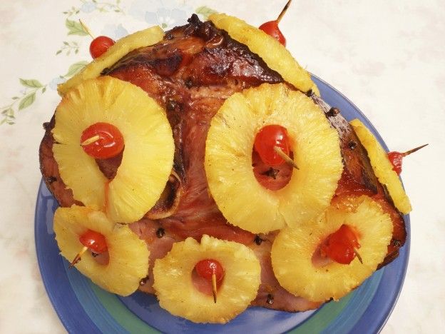 Schinken mit Ananas