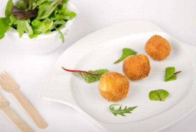 Kartoffelkroketten mit Roquefort