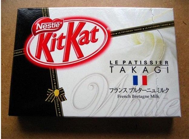 Kitkat mit Milch der Bretagne