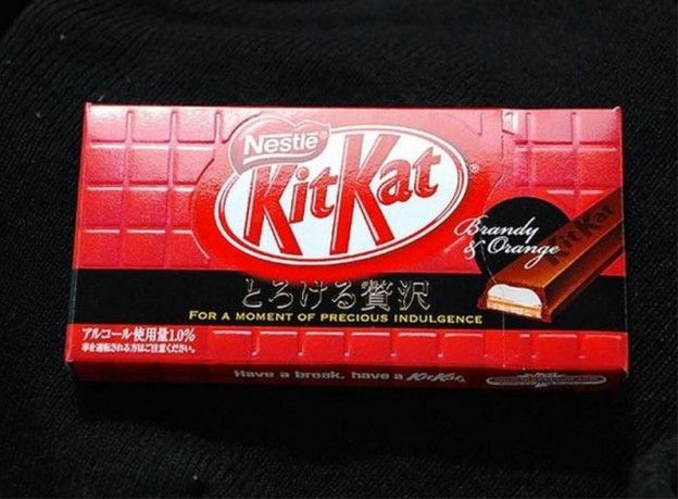 Kitkat mit Cognac und Orange