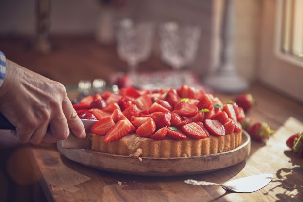 Erdbeerkuchen