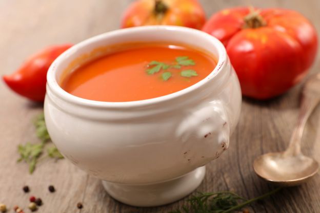 Schnelle Tomatensuppe