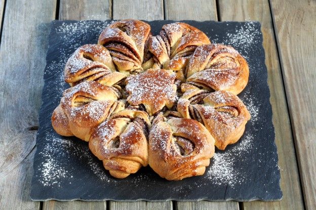 Hefestern mit Nutellafüllung