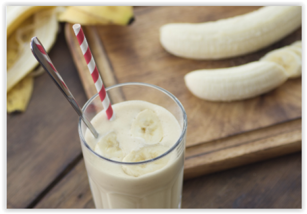 Bananen-Erdnuss-Shake