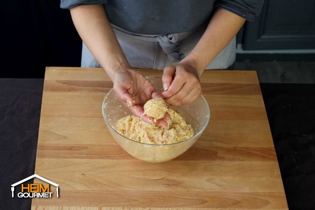 Für die Hähnchenbällchen: