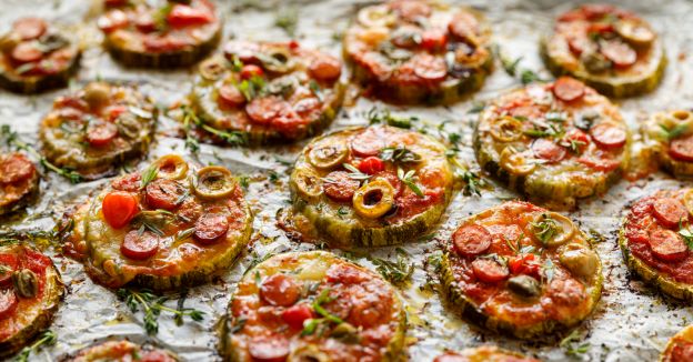 Mini-Zucchini-Pizza