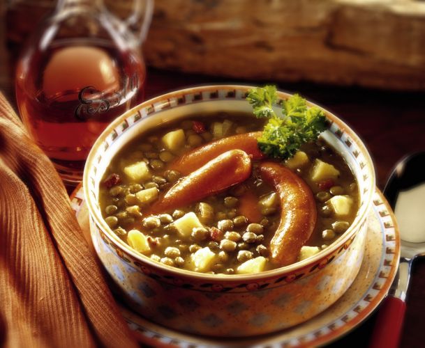 Linsensuppe