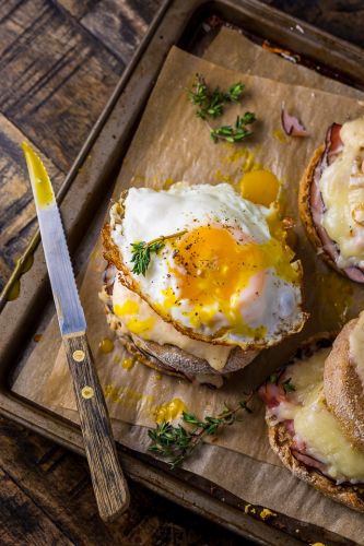 Croque Madame McMuffins