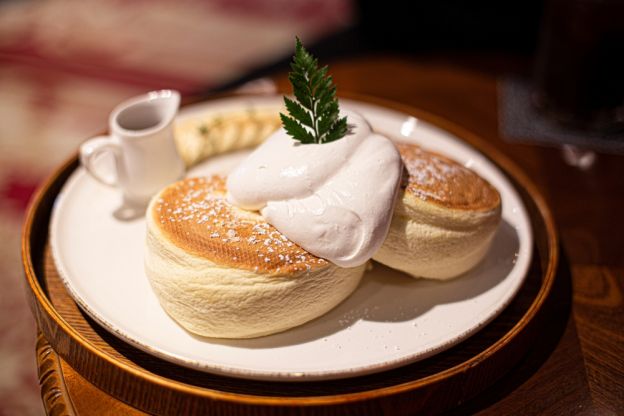 Japanische Soufflé Pfannkuchen