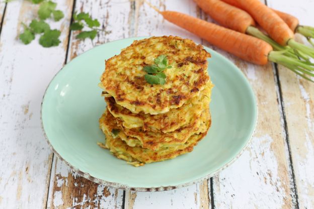 Möhren-Zucchini-Puffer