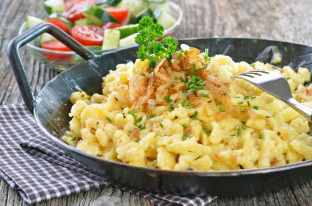 Kasnockn (Käsespätzle)