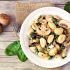 Gnocchi mit Spinat und Champignons