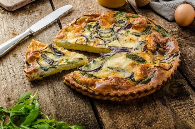 Zwiebelquiche mit Polenta