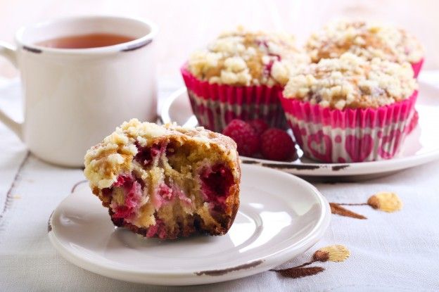 Himbeer-Mandel-Muffins