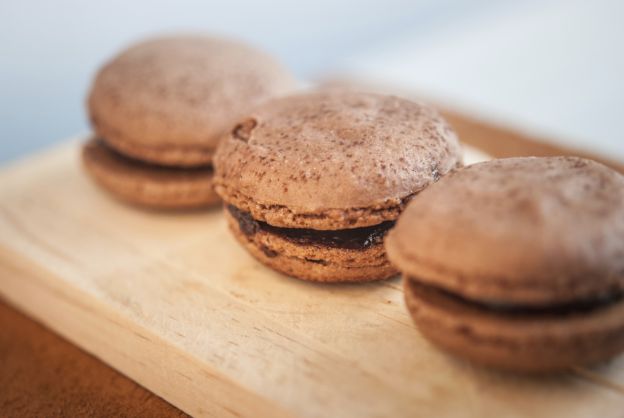 süsse nutella-macarons