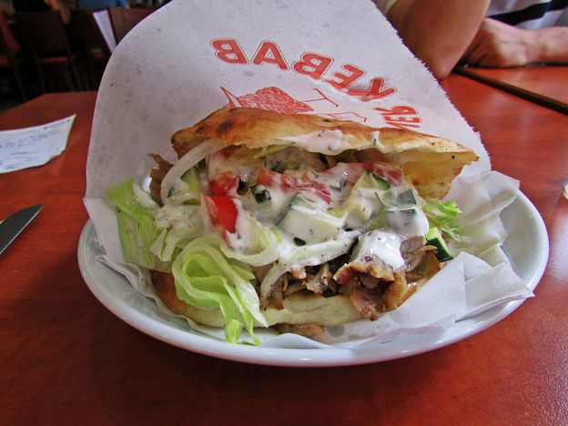 Döner mit Schweinefleisch