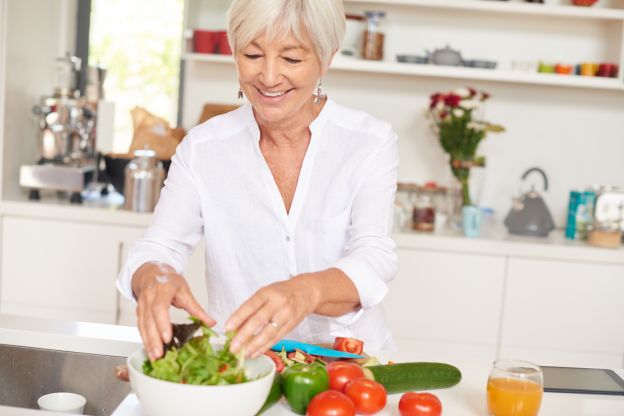 Gesunde Ernährung und wenig Stress