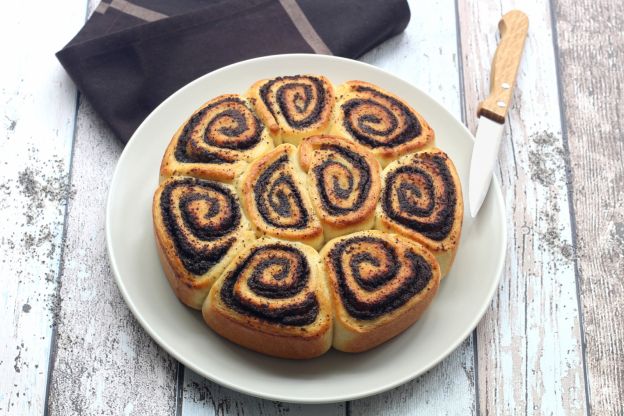 Polnischer Mohstrudel oder Makowiec