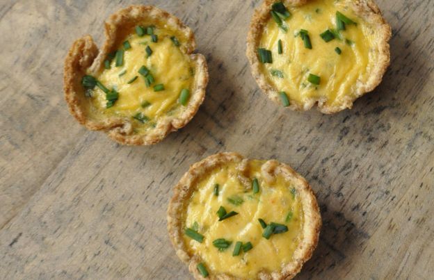 Mini-Tartelettes mit Ziegenkäse