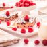 Buttermilchkuchen mit Himbeeren