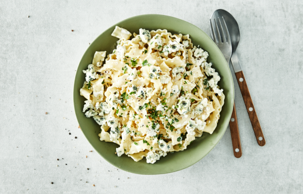 Pasta mit Blauschimmelkäse