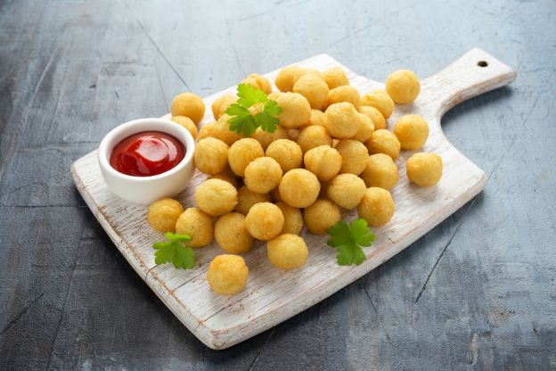 30 Minuten - Kartoffelkroketten mit Mozzarellafüllung