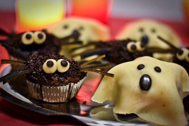 Halloween-Schokomuffins