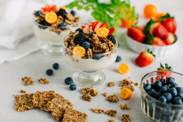 Joghurt mit Früchten