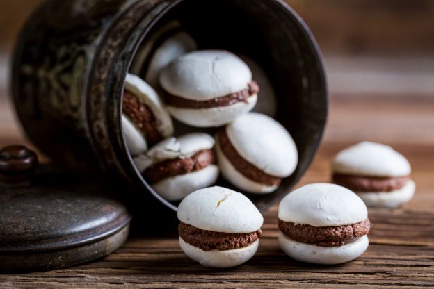 22 Zimt-Schokoladen-Macarons