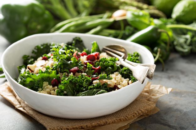 Grünkohl-Bowl mit Bulgur