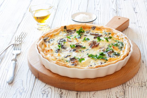 Quiche mit Spinat und Thunfisch