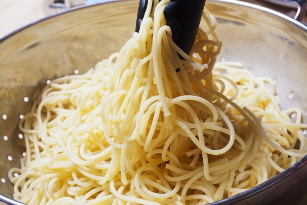 Die Pasta zu lange stehen lassen