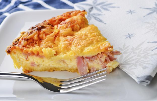 Quiche mit Schinken