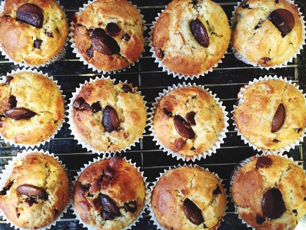 Muffins mit Schokostückchen