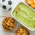 Snacks mit Stadion-Dip