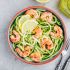 Zoodles mit Shrimps