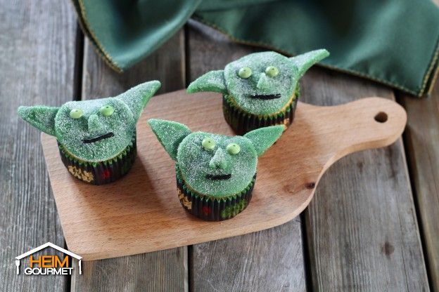 Meister Yoda als Cupcake