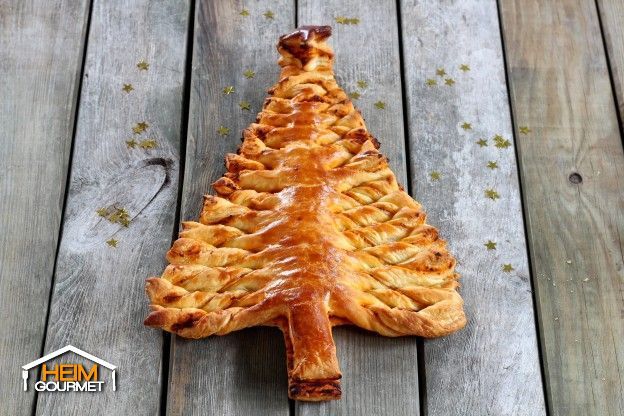 5. Festlicher Weihnachtsbaum aus Blätterteig