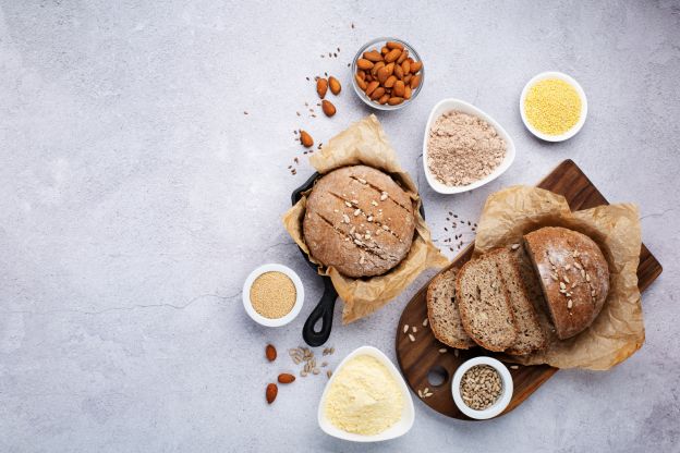 Selbstgebackenes Eiweissbrot