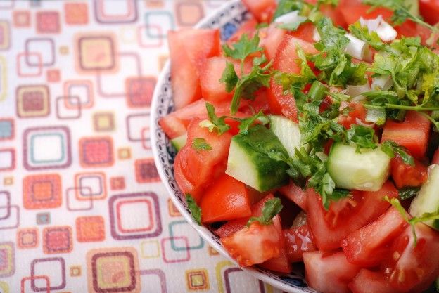 Tomaten-Gurken-Salat