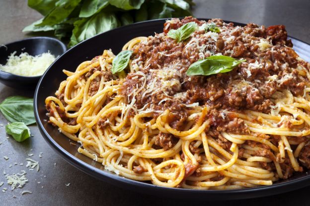 Spaghetti mit Ragout