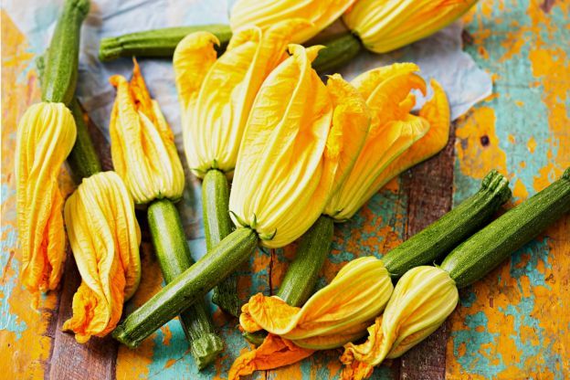 Panierte Zucchini mit Parmesankruste