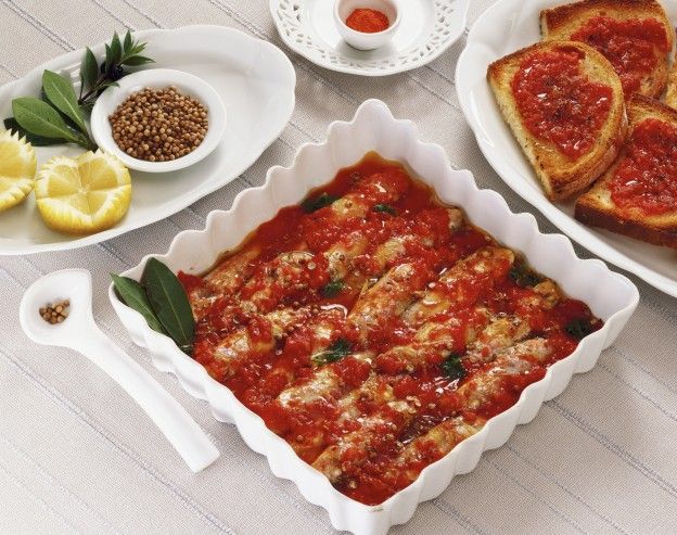 Sardinen-Tomaten-Gratin