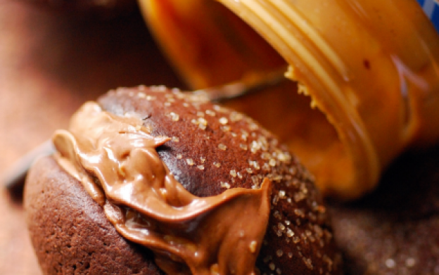 Nutella-Erdnussbutter Whoopies