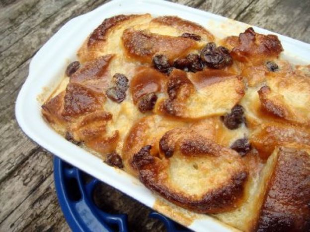 Die englische Version des Pain Perdu:  bread and butter pudding